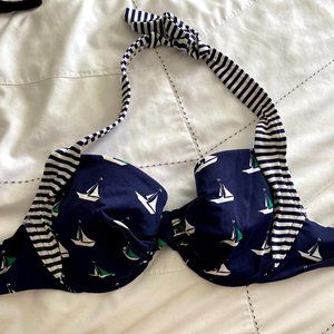 Halter Nautical Bikini Top